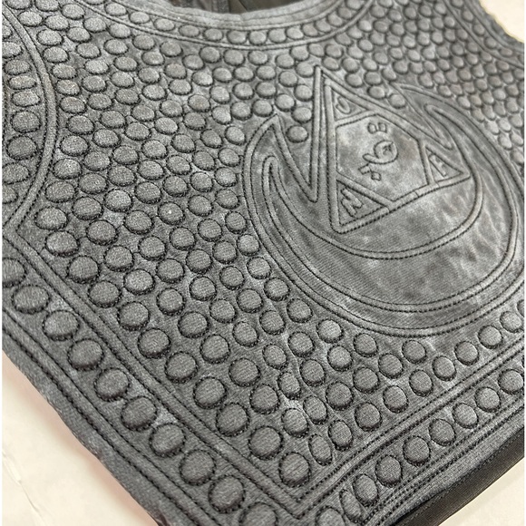 Unif Vegan Leather Cropped Top Textured Dots Black Wash Tank Revolve Grunge - Picture 4 of 14